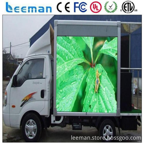 ph10 mobile truck led display advertising vms led sings Leeman P10 outdoor mobile led screen